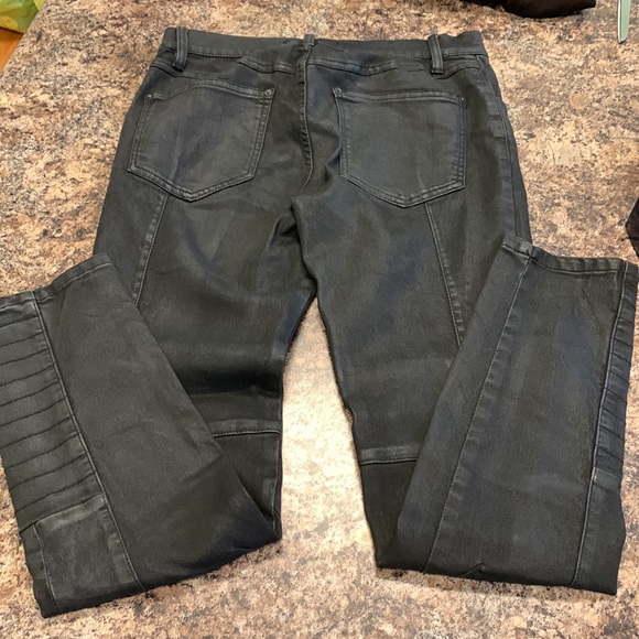 Free People Jillian coated moto jegging sz:27 - Picture 4 of 6